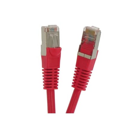 Bestlink Netware CAT5E Shielded (FTP) Ethernet Network Booted Cable- 25Ft- Red 100608RD